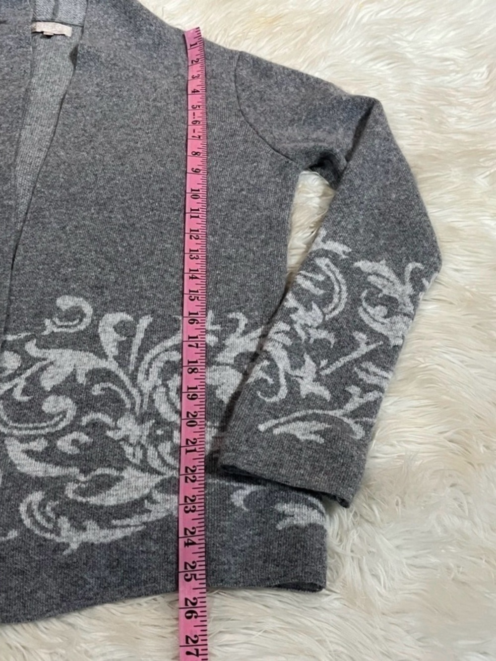 NEW Cashmere and Merino Wool Blend Cardigan Sweater Made in Italy - Picture 9 of 10